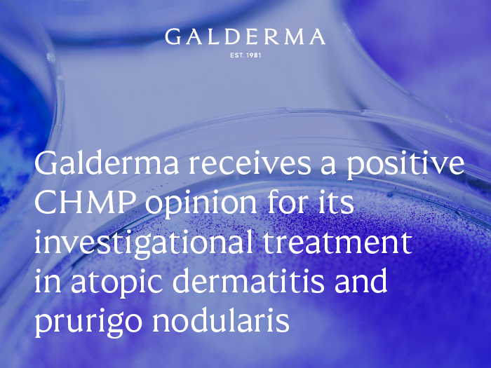 positive CHMP opinion in atopic dermatitis and prurigo nodularis